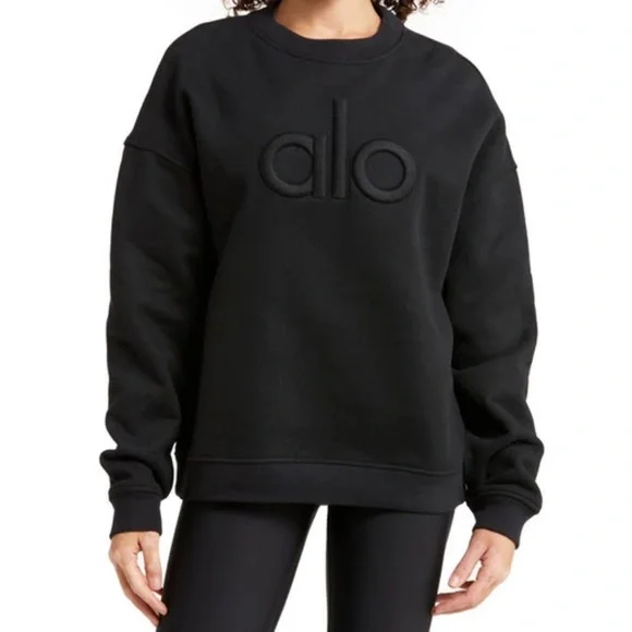 スウェット・トレーナー [Alo Yoga] Renown Heavy Weight Crew Neck Pullover Renown Heavy Weight Crew Neck Pullover - Bone | Alo Yoga